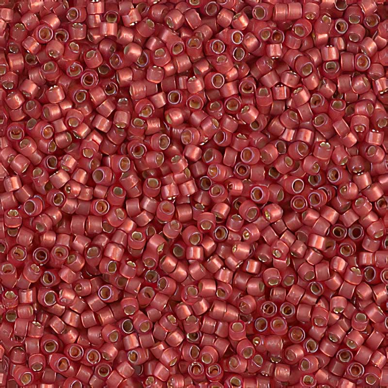 Delica 11/0 Beads - db2173 - Duracoat Silver Lined Light Watermelon 7.1g