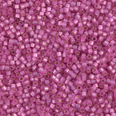 Delica 11/0 Beads - db2174 - Duracoat Silver Lined Pink Parfait Alabaster 7.1g