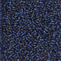 Delica 11/0 Beads - db2191 - Duracoat Silver Lined Dyed Navy 5g