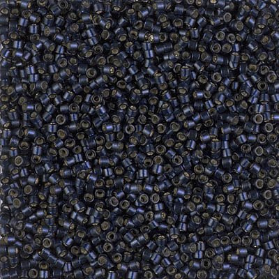 Delica 11/0 Beads - db2192 - Duracoat Silver Lined Dyed Montana 5.2g
