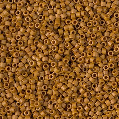 Delica 11/0 Beads - db2286 - Frosted Glazed Brown Cinnamon Matte 5.2g