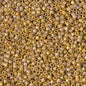 Delica 11/0 Beads - db2303 - Frosted Glazed Rainbow Yellow Mustard Matte AB 5.2g