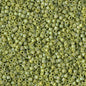 Delica 11/0 Beads - db2309 - Frosted Glazed Rainbow Green Lime Matte AB 5.2g