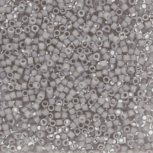 Delica 11/0 Beads - db2366 - Soft Grey [Duracoat] 5.2g