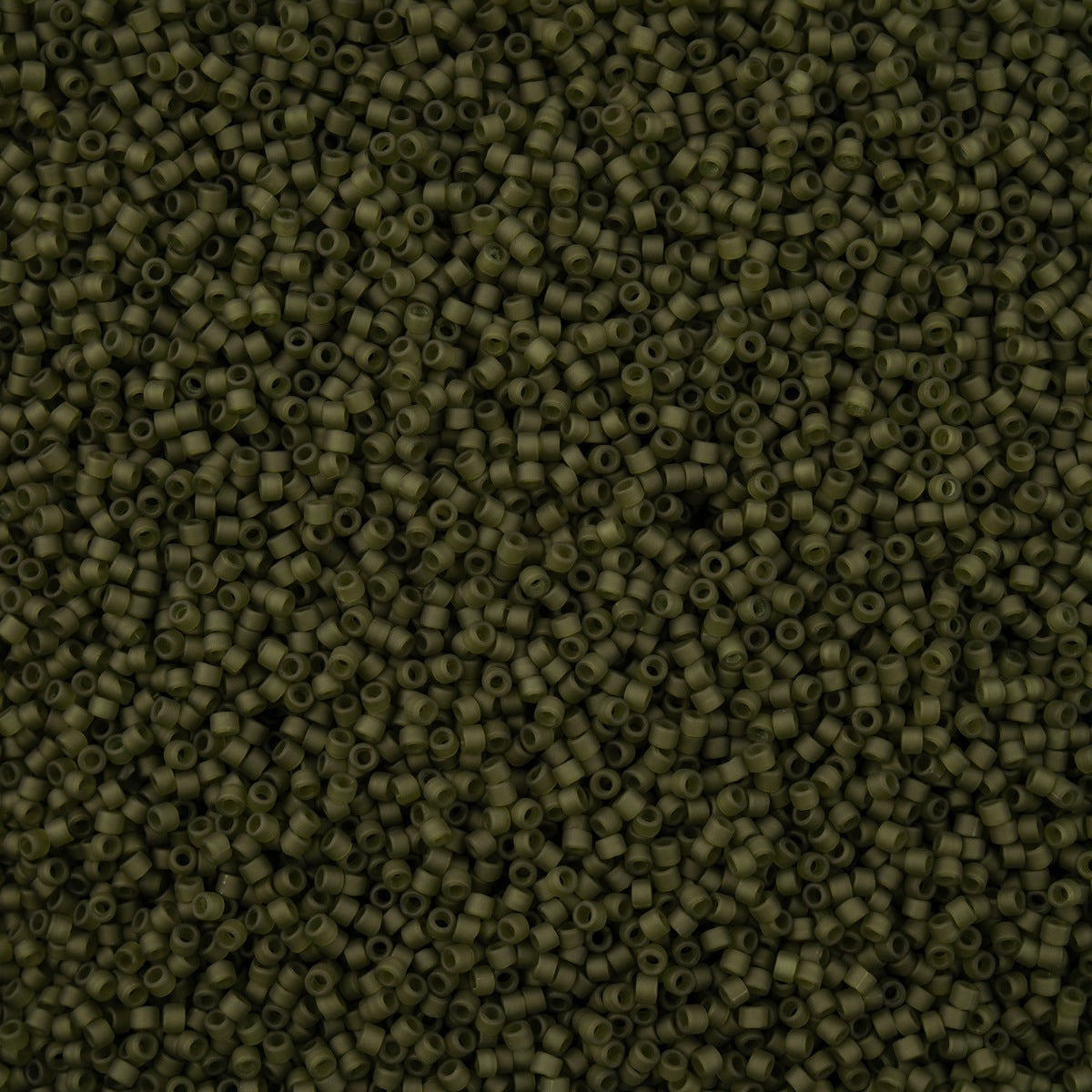 Delica 11/0 Beads - db2404 - Olive Matte 5.2g