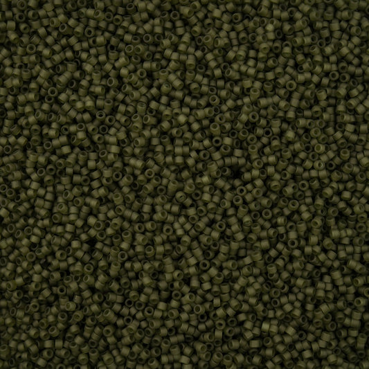 Delica 11/0 Beads - db2404 - Olive Matte 5.2g
