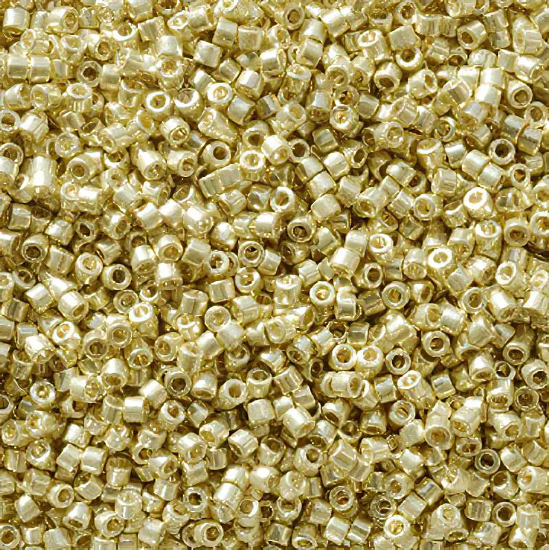 Delica 11/0 Beads - db2502 - Galvanized Yellow [Duracoat] 5.2g