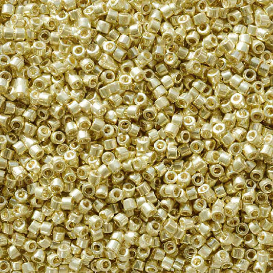 Delica 11/0 Beads - db2502 - Galvanized Yellow [Duracoat] 5.2g