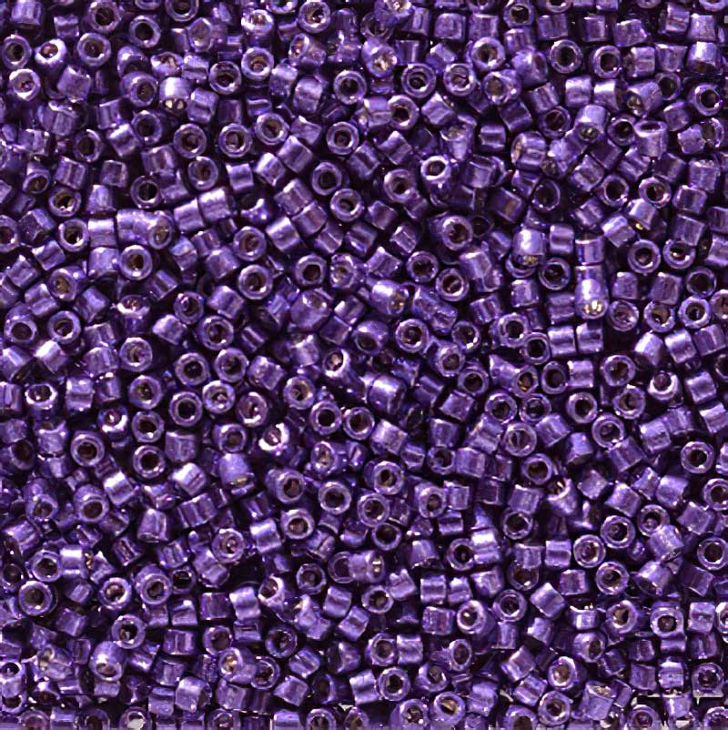 Delica 11/0 Beads - db2510 - Galvanized Lilac Night [Duracoat] 5.2g