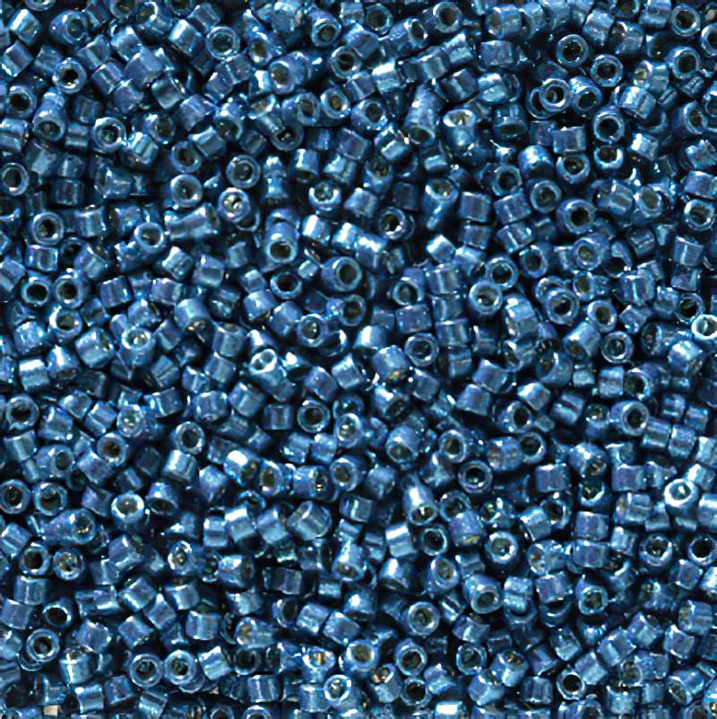 Delica 11/0 Beads - db2516 - Galvanized Deep Aqua [Duracoat] 5.2g