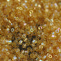 Delica 15/0 Hex-cut Beads - dbc15-0100 - Transparent Light Amber AB 5g