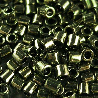 Delica 8/0 Beads - dbl0011 - Metallic Olive 5g