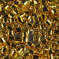 Delica 8/0 Beads - dbl0031 - 24 Kt Gold Plated AB 3.3g