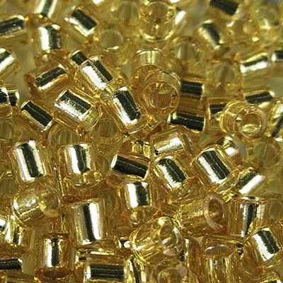 Delica 8/0 Beads - dbl0042 - Silver Lined Gold 5.2g