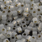 Delica 8/0 Beads - dbl0221 - Silver-Lined White Opal 10g