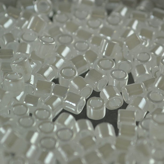 Delica 8/0 Beads - dbl0231 - White Ceylon Lustre 5.2g