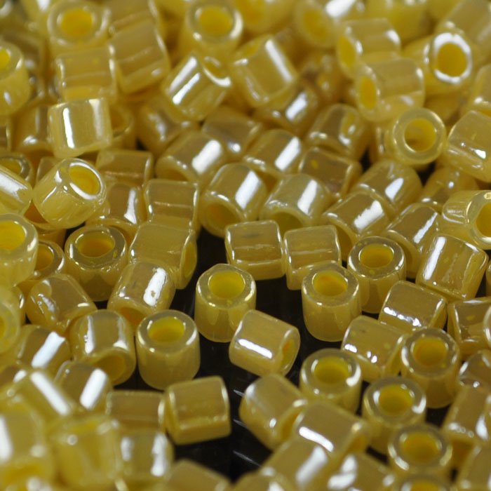 Delica 8/0 Beads - dbl0233 - Yellow Ceylon Lustre 5.2g