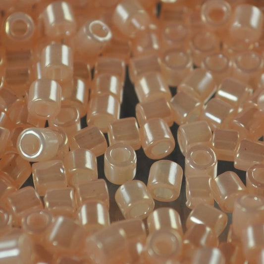 Delica 8/0 Beads - dbl0234 - Pale Salmon Ceylon Lustre 5.2g