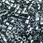 Delica 8/0 Hex-cut Beads - dblc0001 - Gunmetal 10g