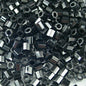 Delica 8/0 Hex-cut Beads - dblc0010 - Black 5.2g
