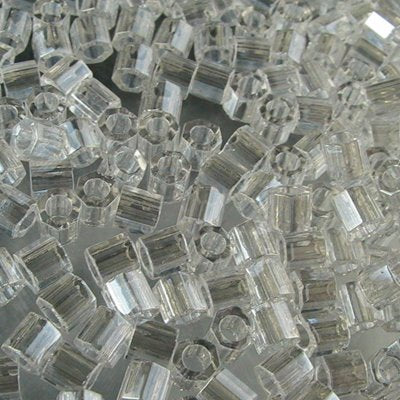 Delica 8/0 Hex-cut Beads - dblc0050 - Crystal Lustre 5.2g