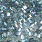 Delica 8/0 Hex-cut Beads - dblc0111 - Transparent Blue Grey Gold Lustre 5.2g