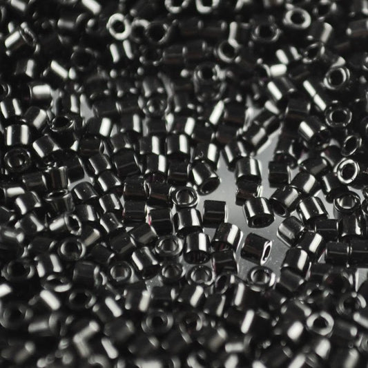 Delica 10/0 Beads - dbm0010 - Jet Black 5.2g