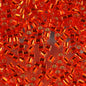 Delica 10/0 Beads - dbm0043 - Silver-Lined Blood Orange 7.2g