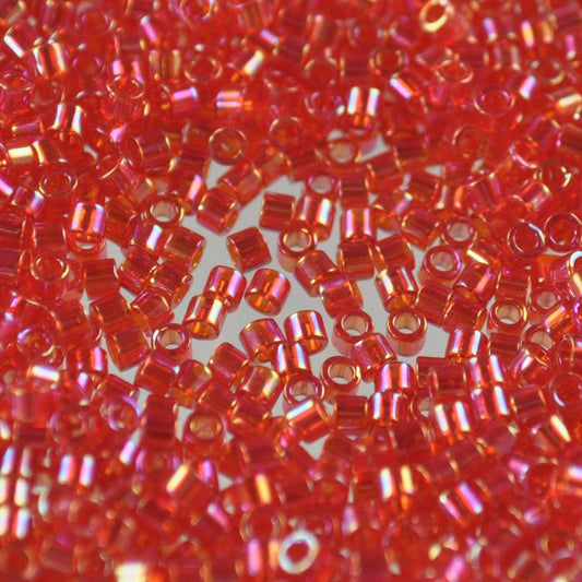 Delica 10/0 Beads - dbm0172 - Transparent Light Siam AB 5.2g
