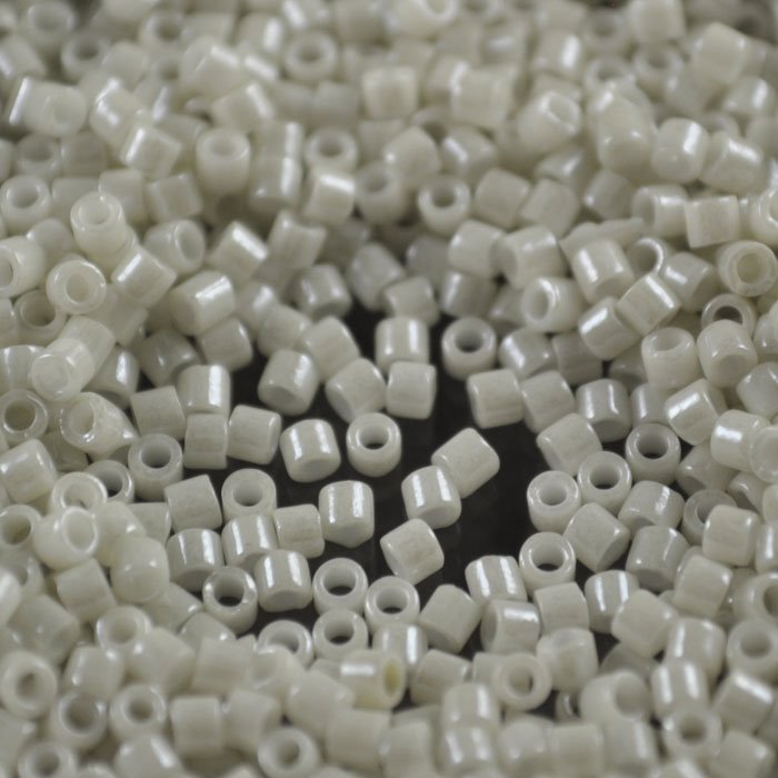 Delica 10/0 Beads - dbm0211 - Opaque Limestone Luster 5.2g