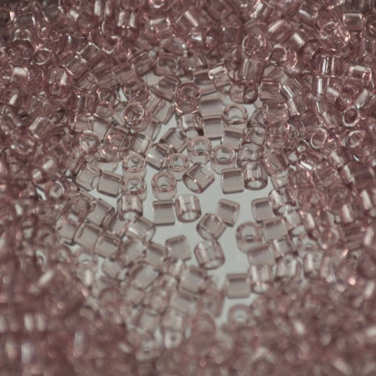Delica 10/0 Beads - dbm0711 - Transparent Smokey Amethyst 7.5g
