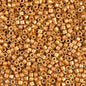 Delica 10/0 Beads - dbm1833F - Duracoat Matte Galvanized Yellow Gold 7.5g