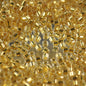 Delica 10/0 Hex-cut Beads - dbmc0033 - 24 Kt Gold Lined Crystal 3.3g