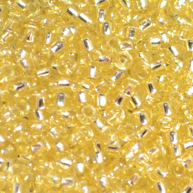 Miyuki Seed Beads 11/0 - mb11-0002 - Silver Lined Light Gold 10g