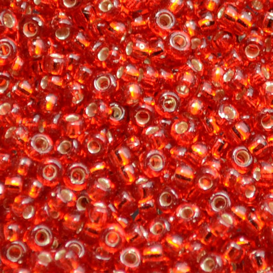 Miyuki Seed Beads 11/0 - mb11-0011 - Silver Lined Ruby 10g
