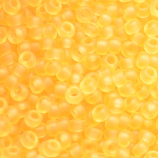 Miyuki Seed Beads 11/0 - mb11-0132F - Matte Transparent Light Topaz 22g