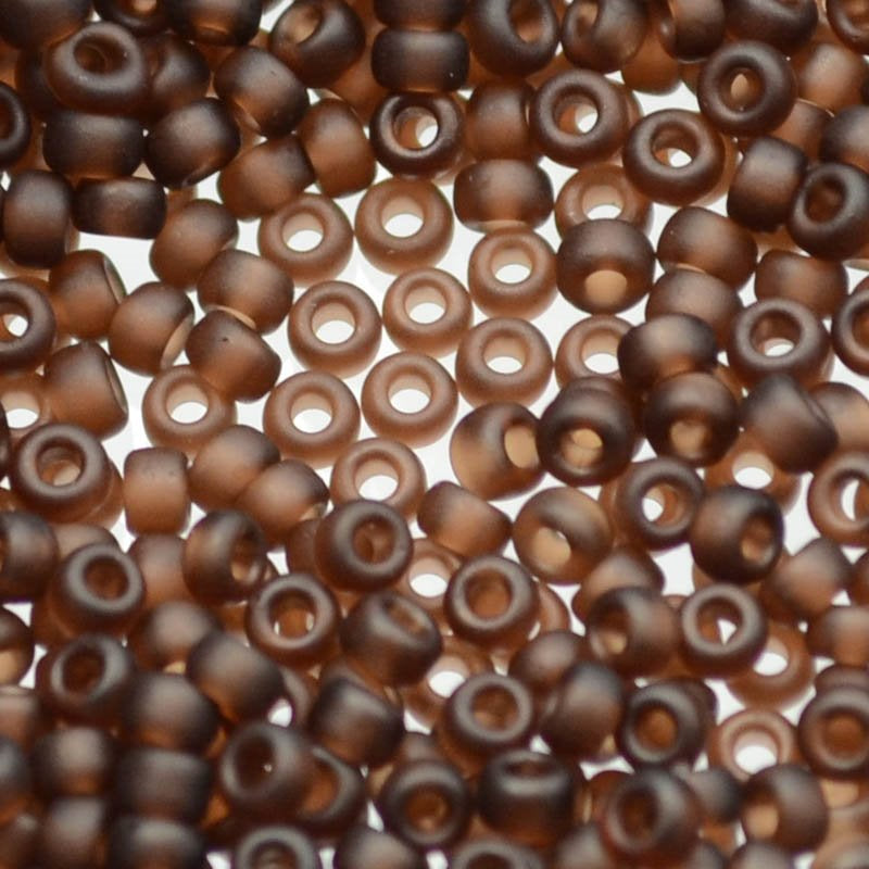 Miyuki Seed Beads 11/0 - mb11-0135F - Matte Transparent Root Beer 10g