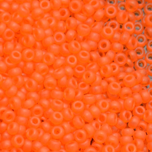 Miyuki Seed Beads 11/0 - mb11-0138F - Matte Transparent Orange 10g