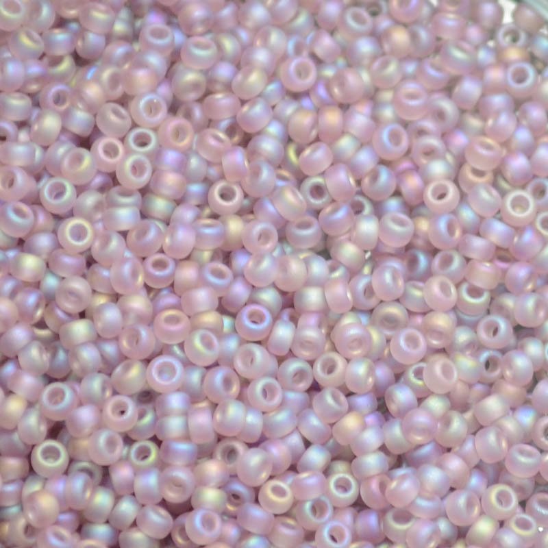 Miyuki Seed Beads 11/0 - mb11-0142FR - Matte Transparent Smokey Amethyst AB 22g