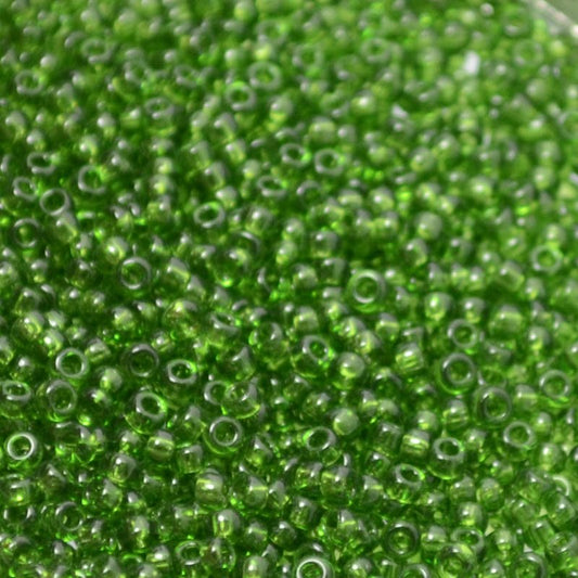 Miyuki Seed Beads 11/0 - mb11-0158 - Transparent Leaf Green 10g