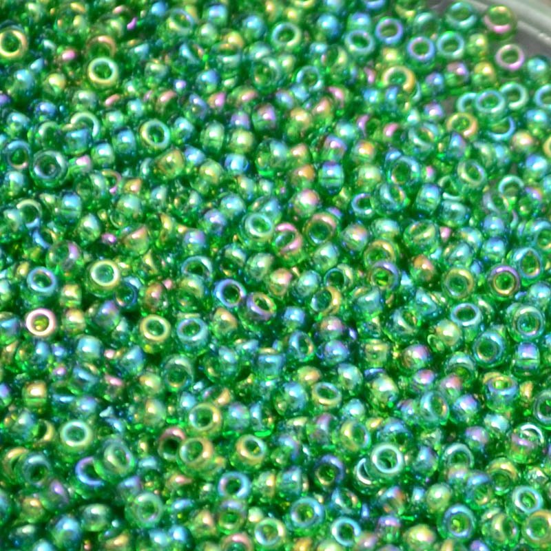 Miyuki Seed Beads 11/0 - mb11-0179 - Transparent Light Green AB 10g