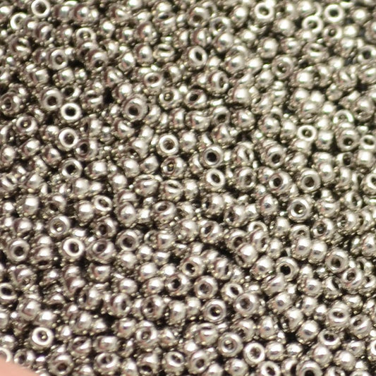 Miyuki Seed Beads 11/0 - mb11-0190 - Nickel Plated 5g