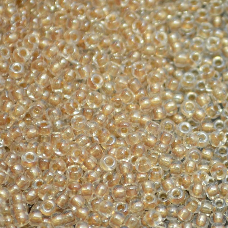 Miyuki Seed Beads 11/0 - mb11-0234 - Sparkling Metallic Gold Lined Crystal 10g