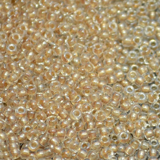 Miyuki Seed Beads 11/0 - mb11-0234 - Sparkling Metallic Gold Lined Crystal 10g