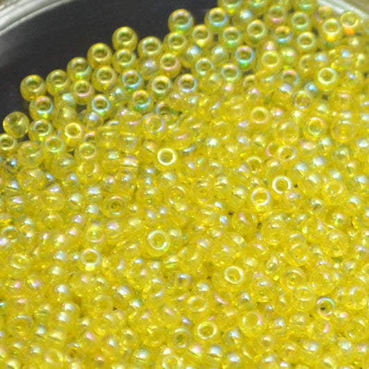 Miyuki Seed Beads 11/0 - mb11-0252 - Transparent Yellow AB 10g