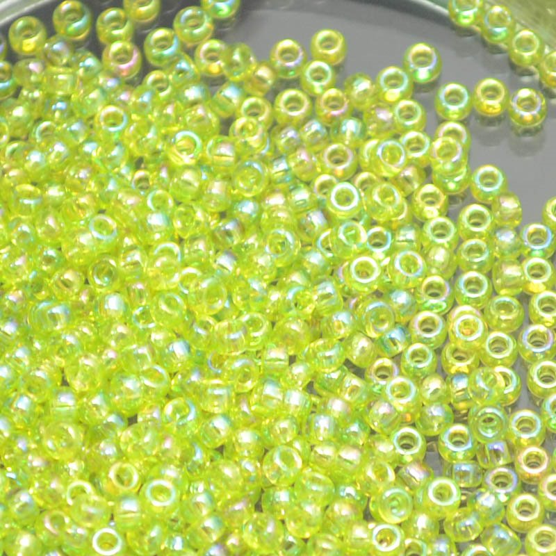 Miyuki Seed Beads 11/0 - mb11-0258 - Transparent Chartreuse AB 10g