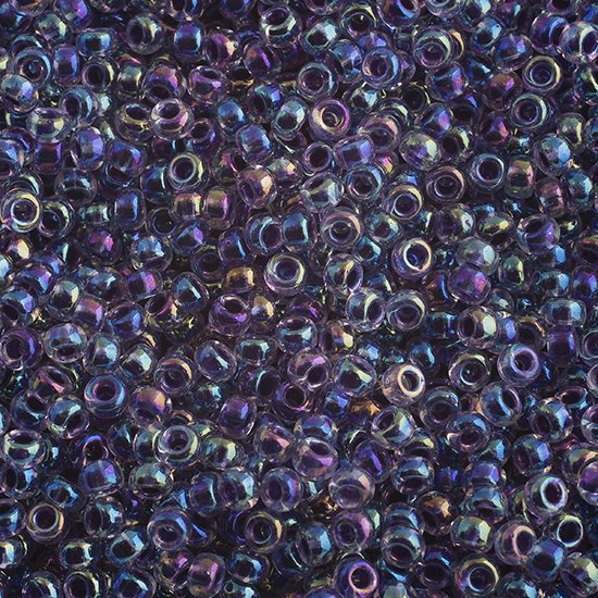 Miyuki Seed Beads 11/0 - mb11-0274 - Amethyst Lined Crystal AB 10g