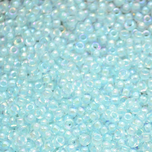 Miyuki Seed Beads 11/0 - mb11-0278 - Aqua Lined Crystal AB 22g