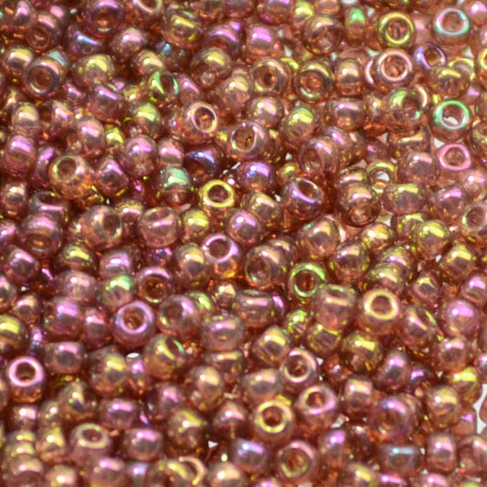 Miyuki Seed Beads 11/0 - mb11-0301 - Dark Topaz Rainbow Gold Luster 10g