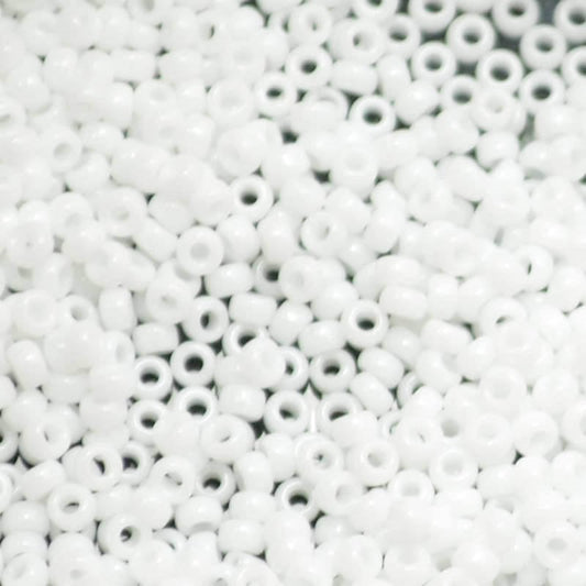 Miyuki Seed Beads 11/0 - mb11-0402 - Chalk White 22g